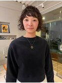 大人可愛い＊パーマ×オン眉/茅ヶ崎ショート