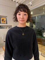 ホヌン 茅ヶ崎(Honnun)&nbsp;大人可愛い＊パーマ×オン眉/茅ヶ崎ショート