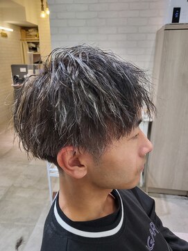 メンズ　ハイライト&ツイスパ