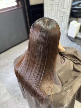 アローズ 久留米店(arose) 大人かわいい小顔ハイライトカラー森ガール風ロング