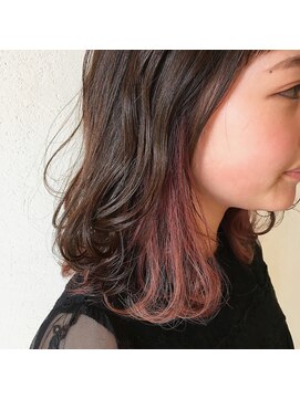 アコット(Acotto.) インナーカラー ピンクカラー デザインカラー