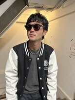 ボウ(BOW)&nbsp;【BOW HAIR】ダウンバングショート×ピンパーマ