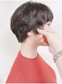 【morio 原宿】ニュアンスショートパーマ