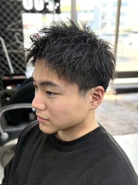 ルートバイドット 町田店(root by dot.) 刈り上げスパイキーショート/パーマ無し