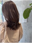 【渋谷】ブリーチなし　ラベンダーブラウンカラー