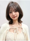 愛されサイドバング結べるボブ斜めバングワンホンレイヤー