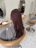 アンドカオマワリカットファム(Fann.)&nbsp;髪質改善 トリートメント レイヤーカット 巻き髪 赤髪 前髪 艶髪