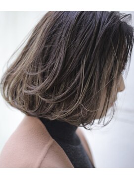 バローチェ 大阪 堀江(Barouche) 【Barouche】　肩上ボブ　ハイライト　堀江