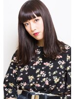 クアトログランシュ 水戸店(QUATRO×GranCieux) モードなストレートロング【QUATRO】