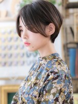 カバーヘア ブリス 上尾西口店(COVER HAIR bliss) 毛先カラーひし形ショート大人グラボブb上尾20代30代40代!