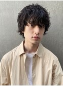 ◇無造作パーマ × メンズマッシュウルフ◇