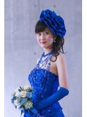 カラードレスのアレンジヘア