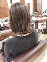 キアラ(Kchiara) ベージュグレー切りっぱなしkchiara福岡天神川野直人