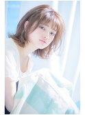 透明感を出すクリスタルアッシュ♪