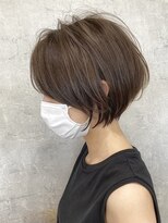 バンプ ギンザ(BUMP GINZA)&nbsp;前下がりショートボブ×透明感カラー【NAYUMI】