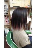 インナーカラー★イヤリングカラー