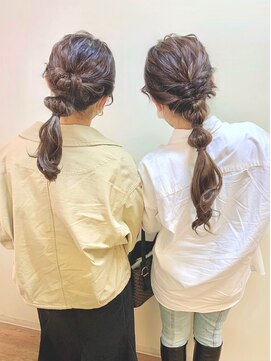 ディア(.eer) ￥￥ 編み込み × 編みおろし × 玉ねぎヘア //