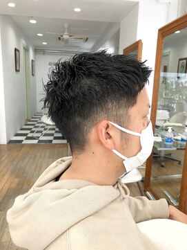 ヘッズ 本八幡店(HEADS) MEN'S HAIR  センターパート　サイドパート　韓国マッシュ