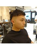 【LUDLOW BLUNT】石山直人 クロップヘア 濡れパン バーバーヘア