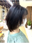 大人可愛いミディアムレイヤー/フェイスレイヤー/美髪/髪質改善