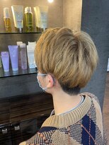 ユアーズ 四街道店(HAIR&NAIL YOURS)&nbsp;バイカラーマッシュミルクティーベージュ大人女子ユニセックス