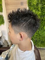 デルフィーノ ヘアーパフォーム(delfino hair perform)&nbsp;メンズスパイキーショートツイストパーマ