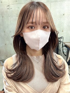 ザシー おおたかの森(The C) くびれヘア　ミルキーベージュ　シースルーバング