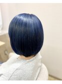 【Mary Harris】ボブスタイル×ネイビーブルー