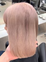 ペレ 栄店(PELE) 斜めバング/グレージュカラー/デザインカラー/栄/名駅