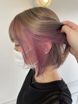 サラ ビューティー サイト 古賀店(SARA Beauty Sight)&nbsp;【インナーカラー】20代30代/フェイスフレーミング/パープル