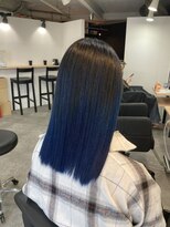 ラフ 難波店(LAFF) #黒髪#ボブルフ#ネビージュ#小顔#ワンレン