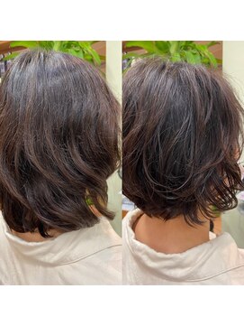 あさひ くせ毛を活かすニューヨーク式ドライカット　1