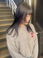 シオ ヘアー デザイン(Sio. hair design)&nbsp;透け感ブルーカラー