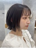 ボブ 外ハネ 艶髪 髪質改善カラー ショート