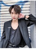 ダークアッシュ/カルマパーマ/ベリーショート[上大岡]