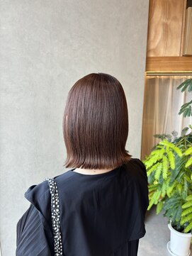 ムク 甲府(muku.) 前髪/ボブ/透明感カラー/暖色