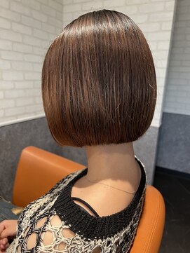 ルノン フィージュ(LUNON fieju) パツッとボブ/ボブ/切りっぱなしボブ/ショート