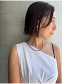 ボブ/耳かけ/切りっぱなしボブ