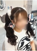 ハートツインテール/心斎橋ヘアセット