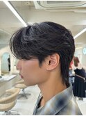 メンズ/センターパート/ニュアンスパーマ