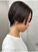 ＊ハンサムショート大人ショート黒髪マッシュシュート30代40代2