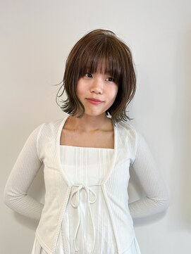 エミュ 中央駅店(eMu) タッセルボブ×オリーブブラウン