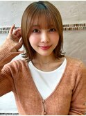 ☆大人可愛い外ハネボブ 切りっぱなしボブ 垢抜け◎ 新宿