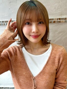 シルクレイ 新宿店(Silk-lei) ☆大人可愛い外ハネボブ 切りっぱなしボブ 垢抜け◎ 新宿