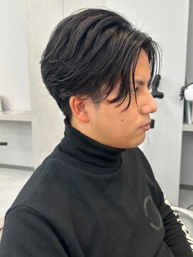 ネイロ 北千住(NeiRo) メンズマッシュ刈り上げ波巻きツイストスパイラルパーマ北千住