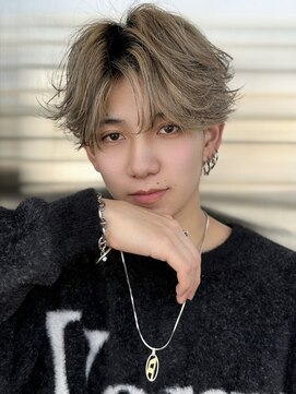 ジーナ 天神(Zina) センターパート/フェザーパーマ【メンズサロンZina天神】