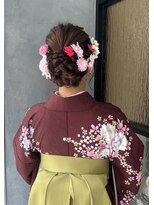 ネオリーブ ジューク 日吉店(Neolive JuQ)&nbsp;卒業式袴着付けヘアアレンジ☆日吉☆慶應