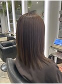 髪質改善オリーブカラー