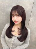 【kumu】 ロングレイヤー/顔周りカット/栄/名古屋