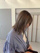 ローレンアオ(LOREN AO)&nbsp;ホワイトグレージュ/デジタルパーマ/チェリーブラウン/栄矢場